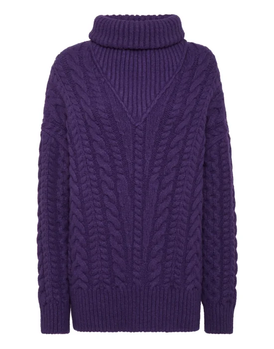 Wool Turtleneck Sweater Skull&Bones