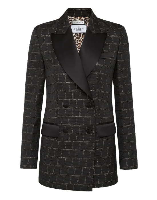 Jacquard Double-Breasted Blazer Sartorial