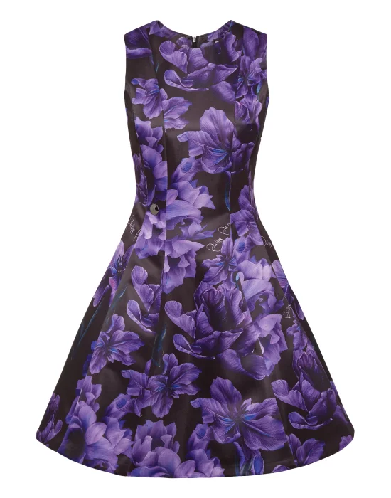Duchesse Midi Dress Flowers