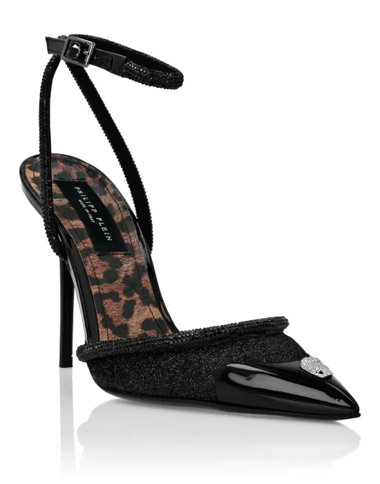 Glitter Decollete Hi-Heels