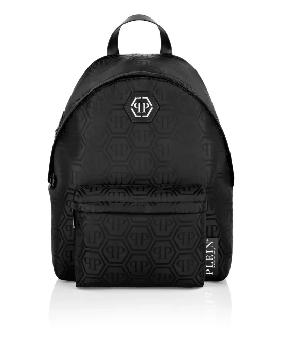 Nylon Jacquard Backpack Monogram