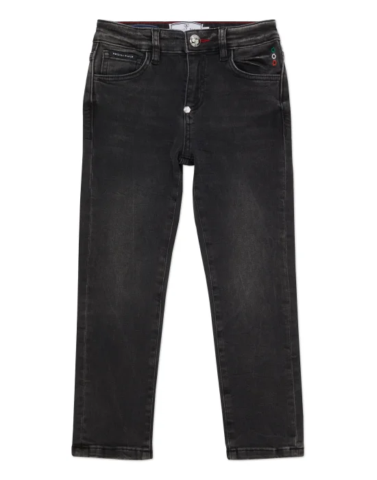 Super Straight Cut Trousers Skull&Bones