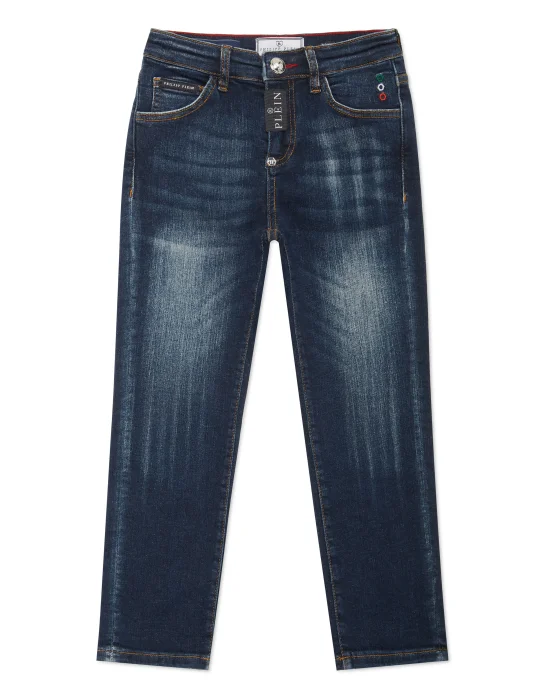 Denim Basic  Super Straight Cut Trousers