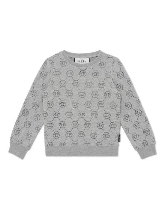 Sweatshirt LS Strass Monogram