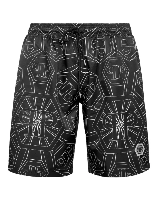 Short Swim Boxer Monogram