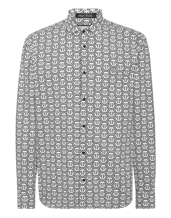 Shirt Sugar Daddy Cut Long-Sleeve Monogram