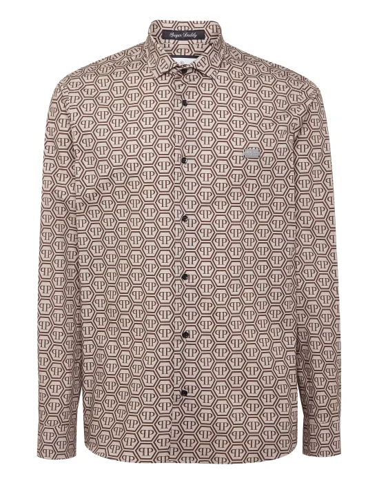 Shirt Sugar Daddy Cut Long-Sleeve Monogram