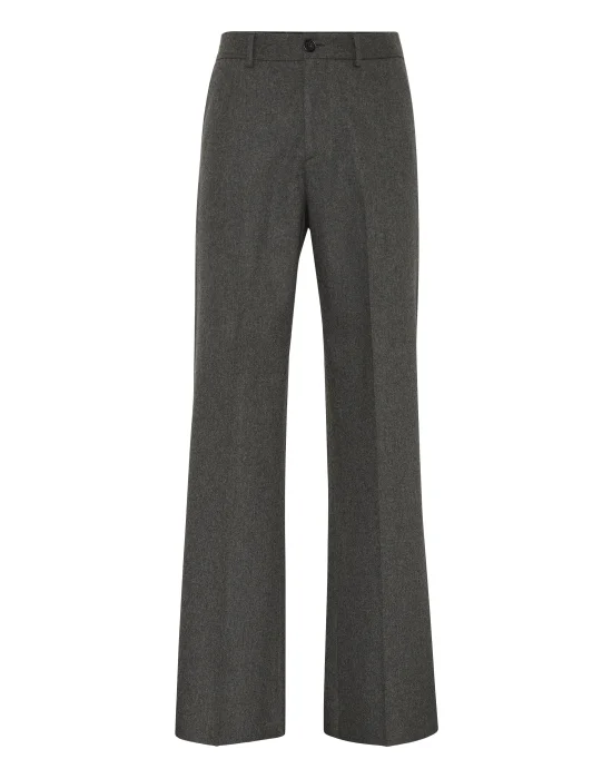 Wool Wide Leg Trousers
