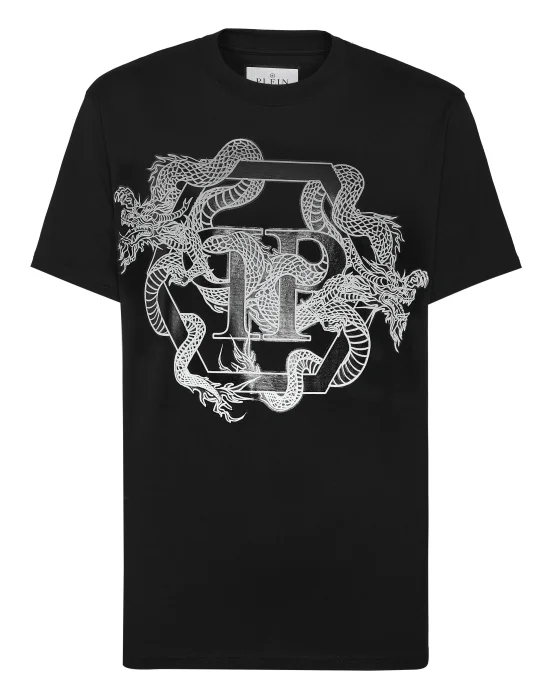 T-shirt Round Neck SS Dragon Hexagon