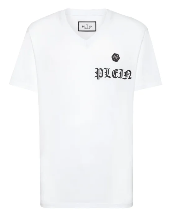 T-shirt V-Neck SS Gothic Plein