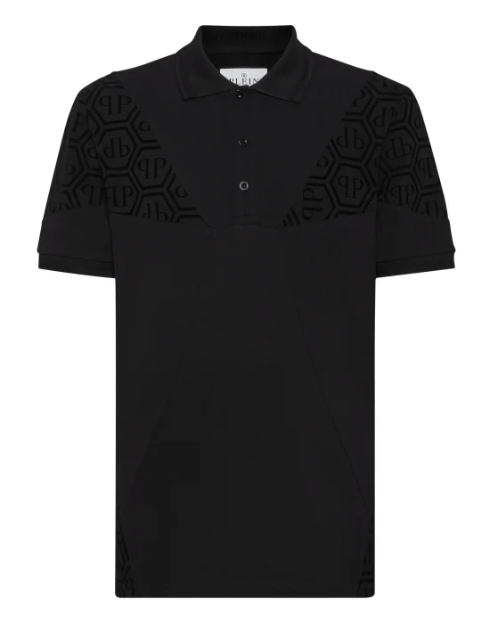 Pique Polo Shirt SS Monogram