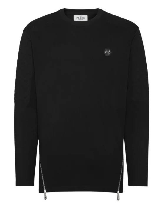 T-shirt Round Neck LS Studs