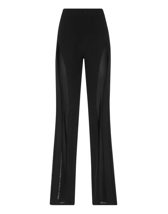 Cady Multicutting Straight Fit Trousers