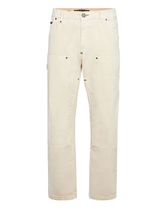 Distressed Carpenter Pants