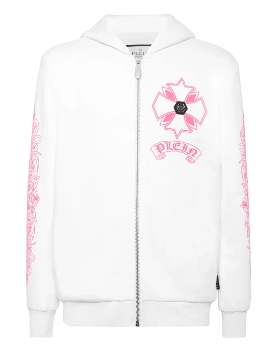 Zip Hoodie Puffy Chrome Crest