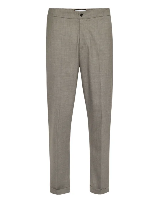Wool Wide Leg Trousers