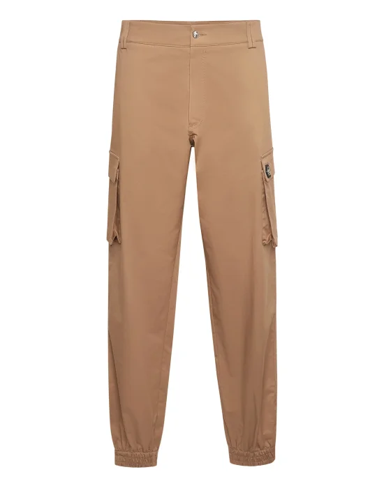 Straight Cargo Fit Trousers