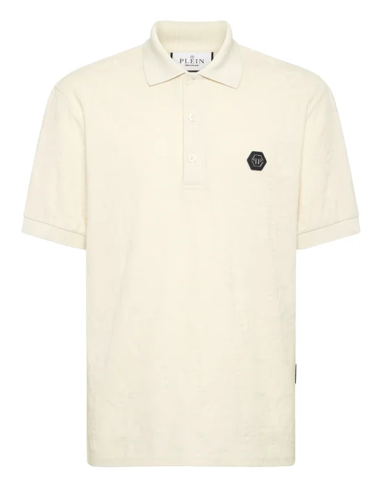 Polo T-Shirt Jacquard Crest