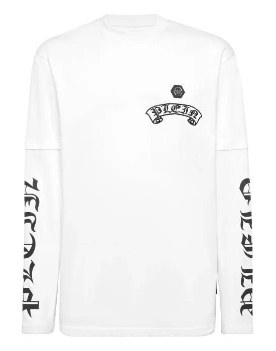 Double Sleeve T-Shirt Banner Embroidery