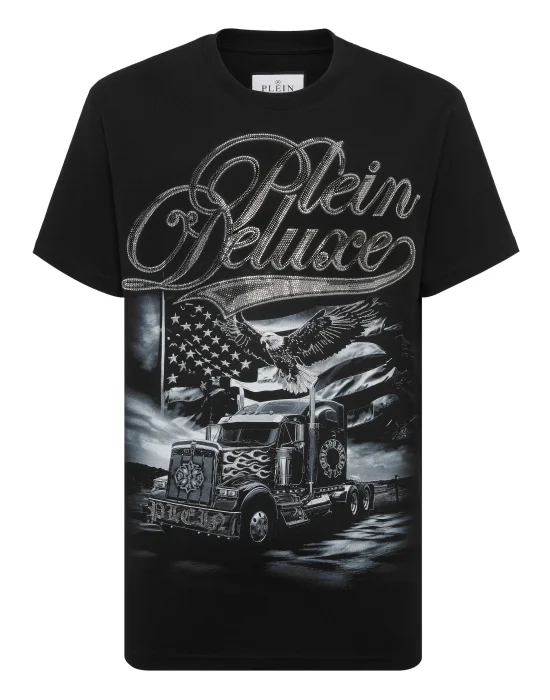 Round Neck T-Shirt Plein Truck Stones