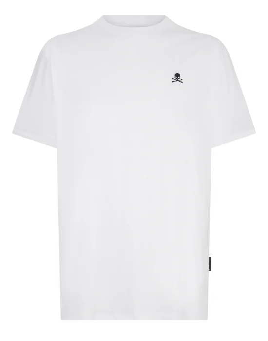 Basic Round Neck T-Shirt Skull