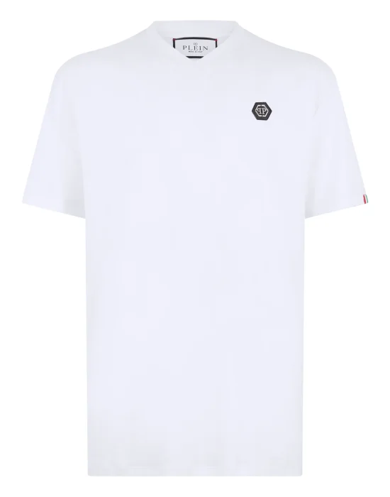 Basic V-Neck T-Shirt Hexagon