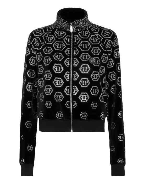 Chenille Tracksuit Jacket Degrade Monogram