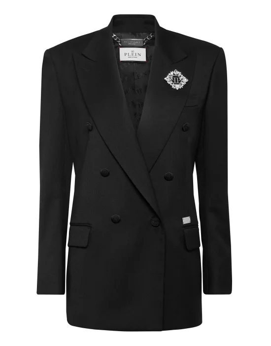 Double-Breasted Blazer Brooch