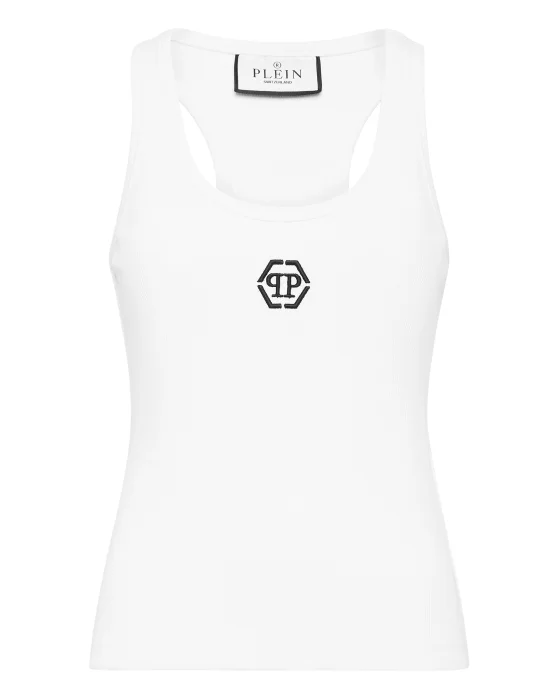 Ribbed Tank Top Hexagon