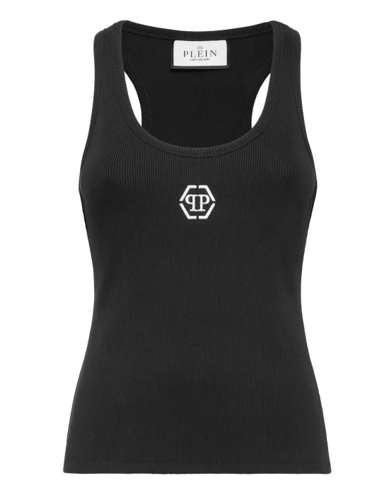 Ribbed Tank Top Hexagon