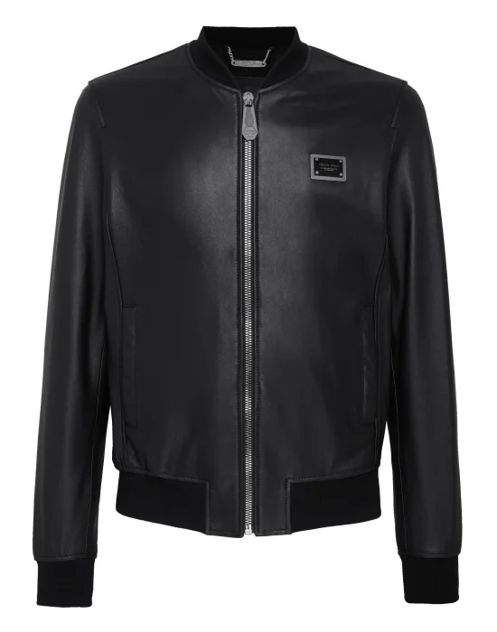 Leather Bomber Statement