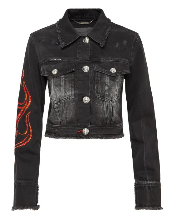 Denim Jacket Flame