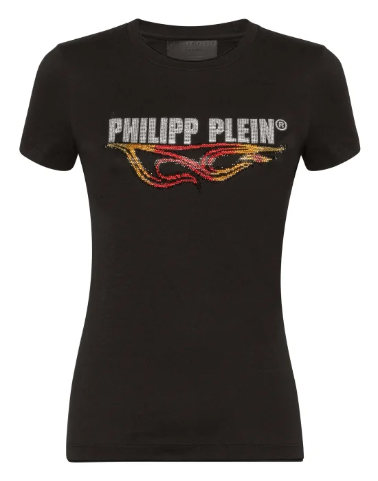 T-shirt Round Neck SS Destroyed