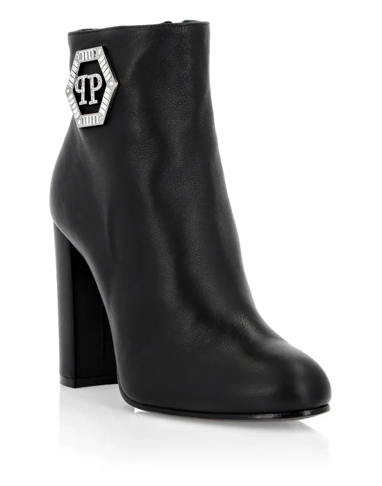 bootie high heels Crystal