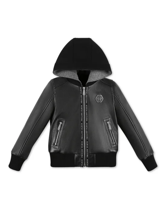 Leather Bomber Istitutional