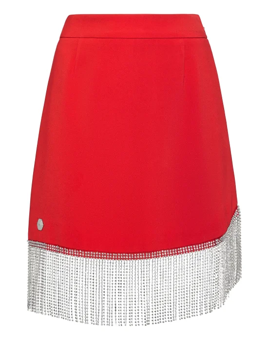 Short Full Color Crystal  Skirt Fringe