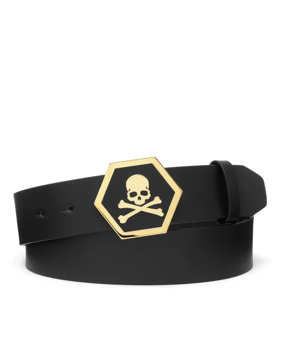 Leather Belt Skull