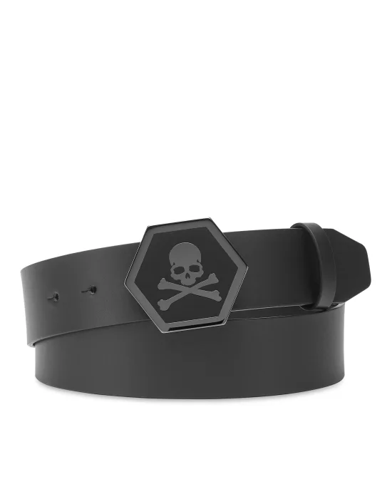 Leather Belt Skull