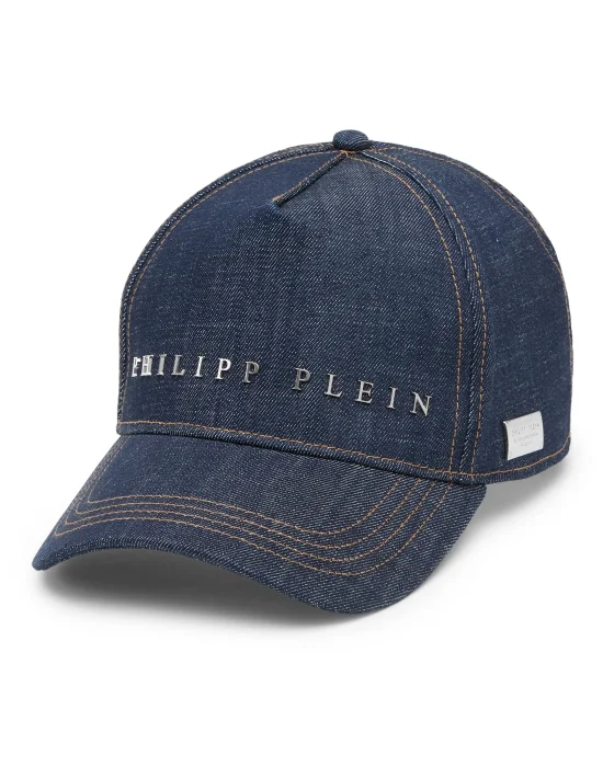 Denim Baseball Cap Philipp Plein TM
