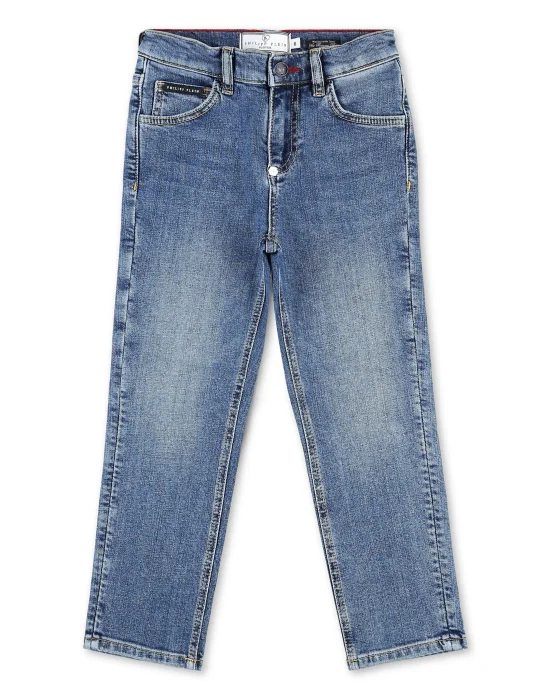 Denim regular Skull and Plein