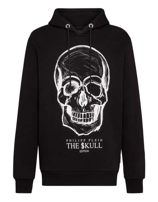 Hoodie sweatshirt print Skull