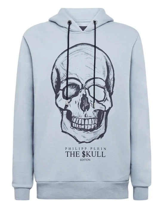 Hoodie sweatshirt print Skull