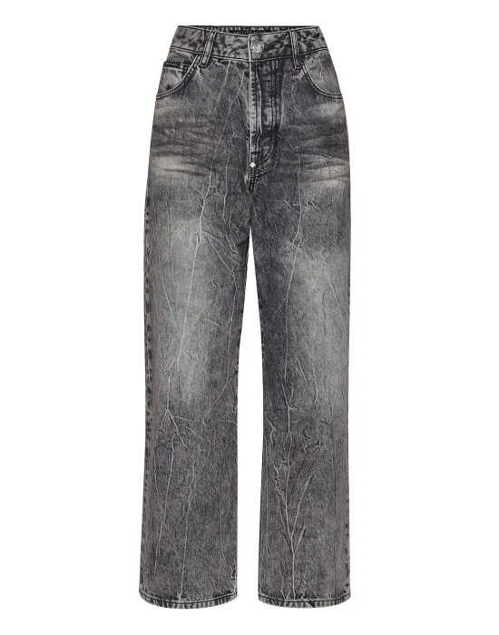 Denim Trousers Loose Fit Iconic Plein