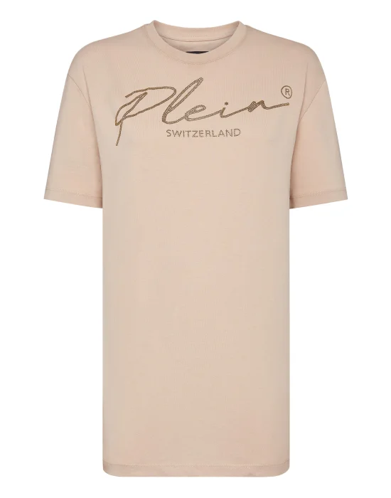 T-shirt Round Neck SS Crystal Signature