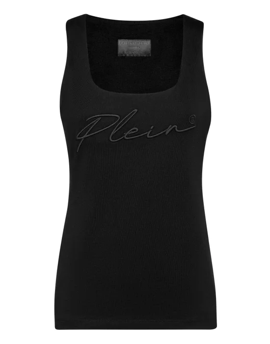 Leisurewear Tank top Embroidery Signature