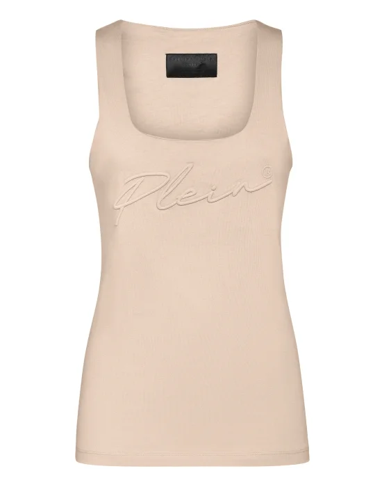 Leisurewear Tank top Embroidery Signature