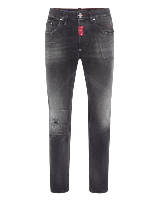 Denim Trousers Skinny Fit Hexagon