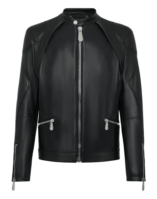 Slim Fit Leather Jacket