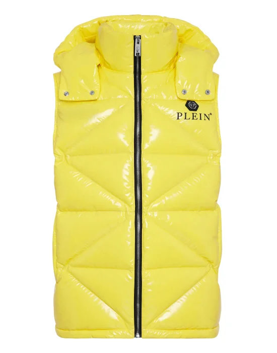 Sleeveless Quilted Down Jacket
