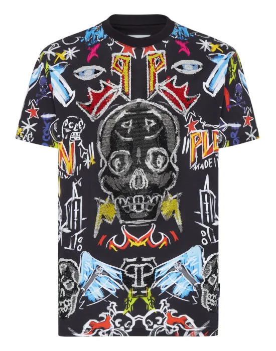T-shirt Round Neck SS with Crystals